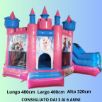 CASTELLO DI FROZEN MINNIE E PRINCIPESSE DISNEY
