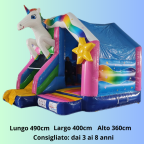 GONFIABILE UNICORNO