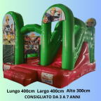GONFIABILE "SCEGLI IL TUO TEMA" VERDE